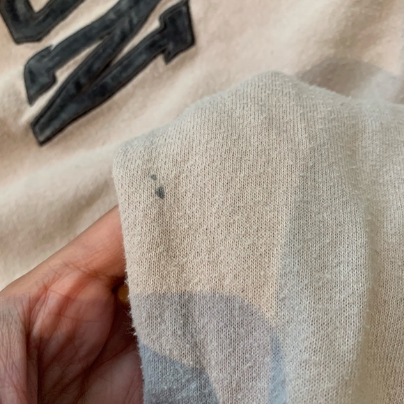 garage lilac cropped boston sweatshirt - Picture 3 of 3